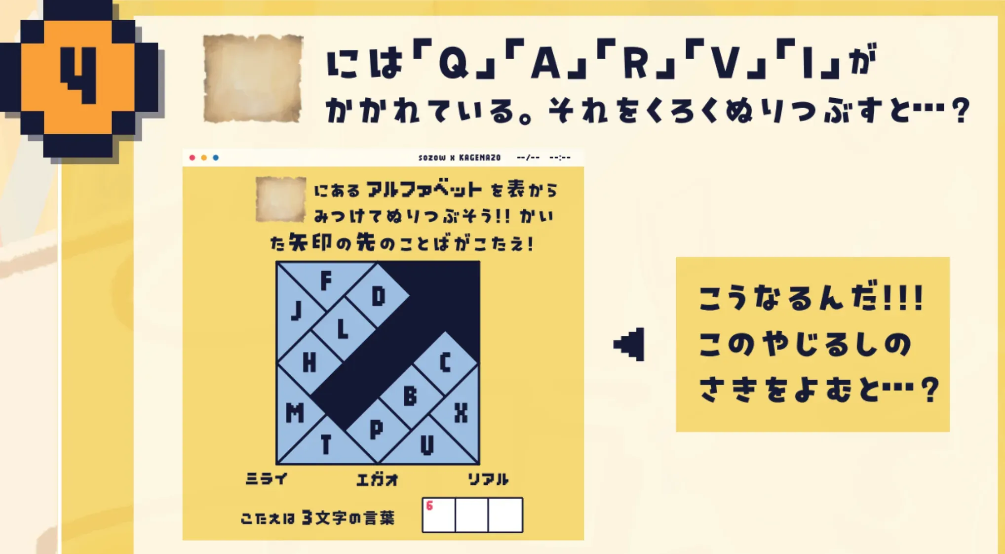 第4のナゾのヒント